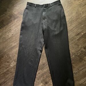 L.L. Bean Men's Vintage 100% Wool Pants, 33 waist, Charcoal